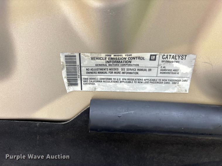 image for item ER3071 2008 Saturn Aura XE 