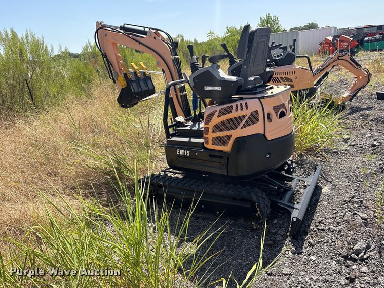 image for item ET0438 2024 Erie EM15 mini excavator