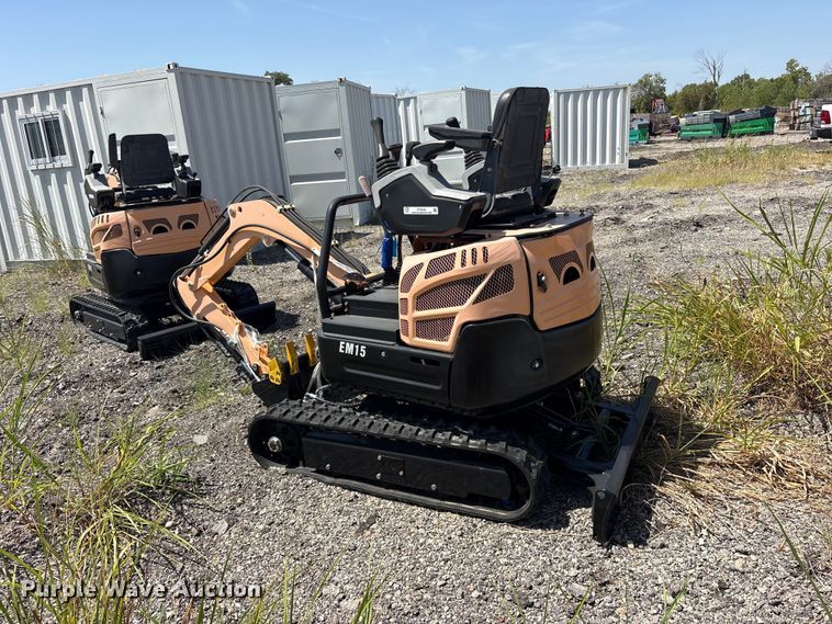 image for item ET0439 2024 Erie EM15 mini excavator