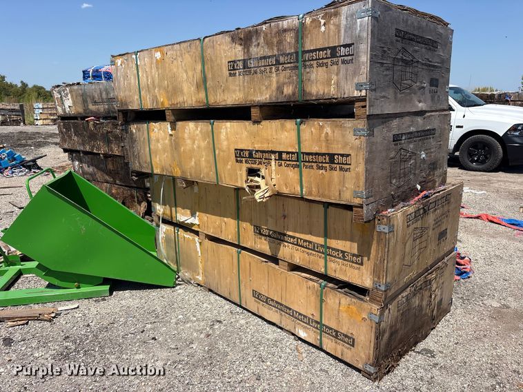 (4) 2024 Valley Pioneer MSC1220F livestock sheds