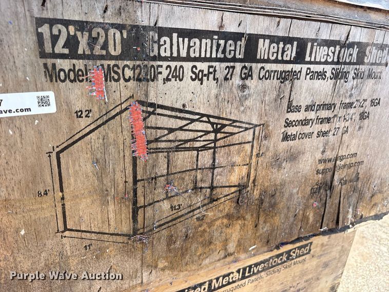 image for item ET0447 (4) 2024 Valley Pioneer MSC1220F livestock sheds