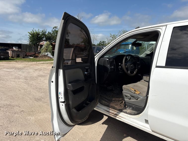 image for item EU0747 2016 GMC Sierra 2500HD Crew Cab utility bed pickup truck