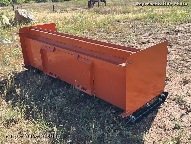 image for item EW1069 Kit Containers skid steer snow pusher