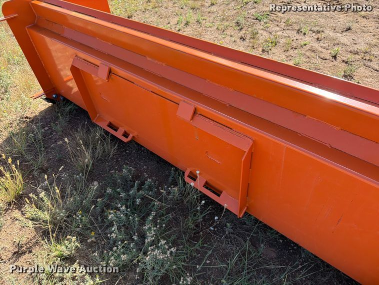 image for item EW1069 Kit Containers skid steer snow pusher