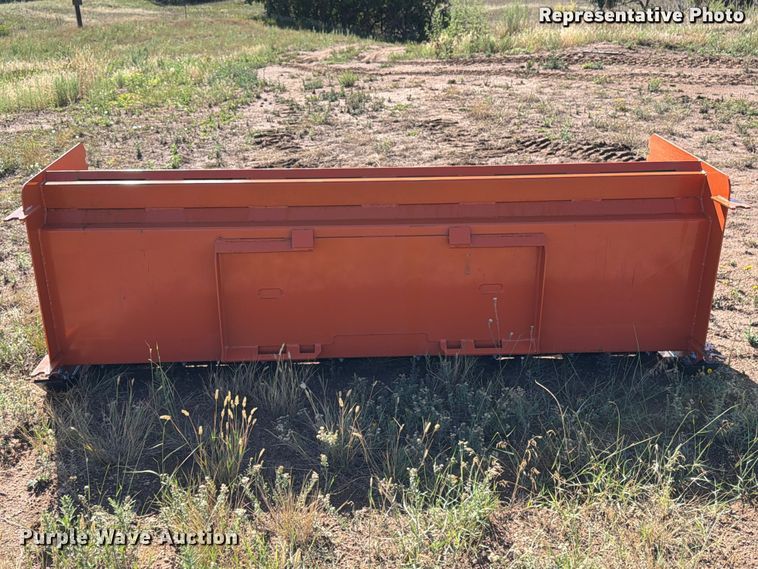 image for item EW1076 Kit Containers skid steer snow pusher