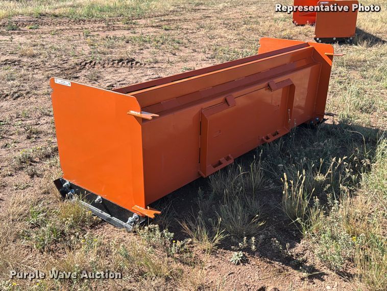 image for item EW1077 Kit Containers skid steer snow pusher
