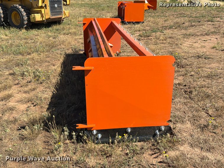 image for item EW1083 Kit Containers skid steer snow pusher