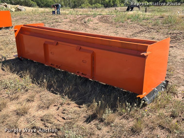 image for item EW1083 Kit Containers skid steer snow pusher
