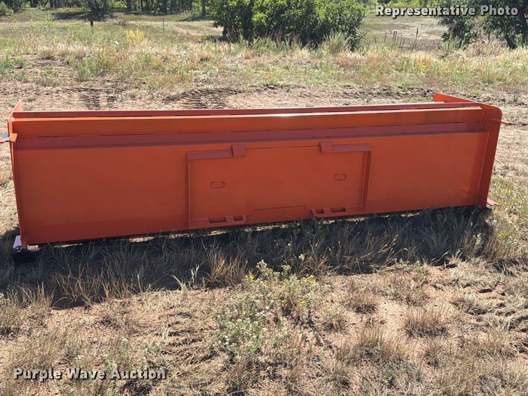 image for item EW1083 Kit Containers skid steer snow pusher