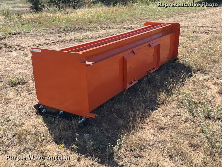 image for item EW1083 Kit Containers skid steer snow pusher