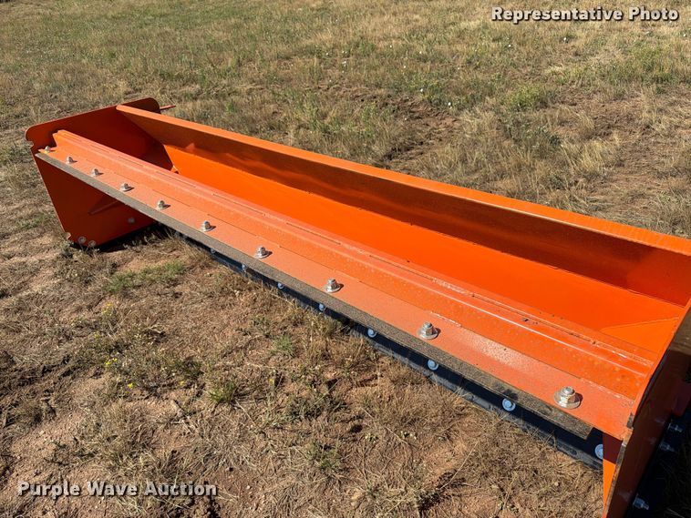 image for item EW1083 Kit Containers skid steer snow pusher