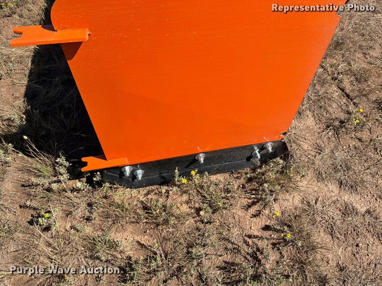 image for item EW1083 Kit Containers skid steer snow pusher