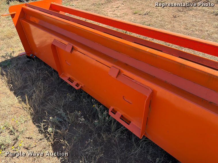 image for item EW1083 Kit Containers skid steer snow pusher