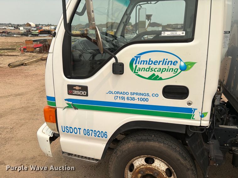 image for item EW2156 2000 Chevrolet  W3500 box truck