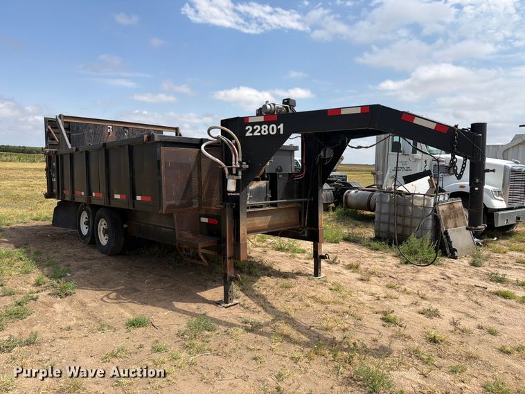 image for item EW2178 Shop Built dump trailer