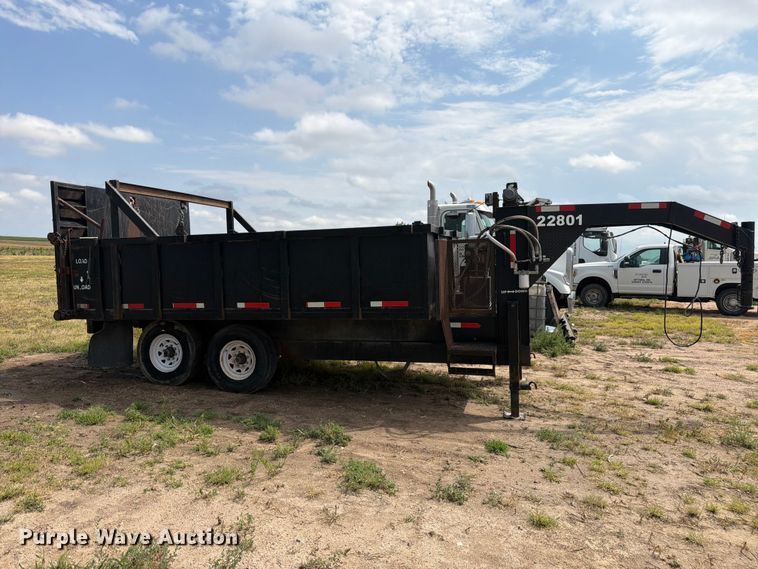 image for item EW2178 Shop Built dump trailer