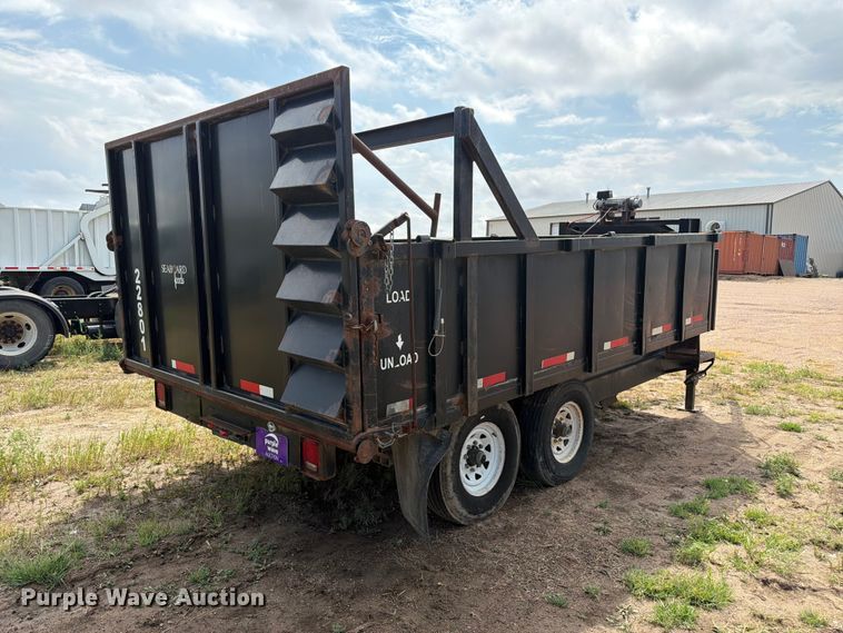 image for item EW2178 Shop Built dump trailer