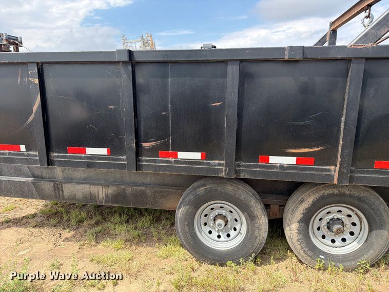 image for item EW2178 Shop Built dump trailer