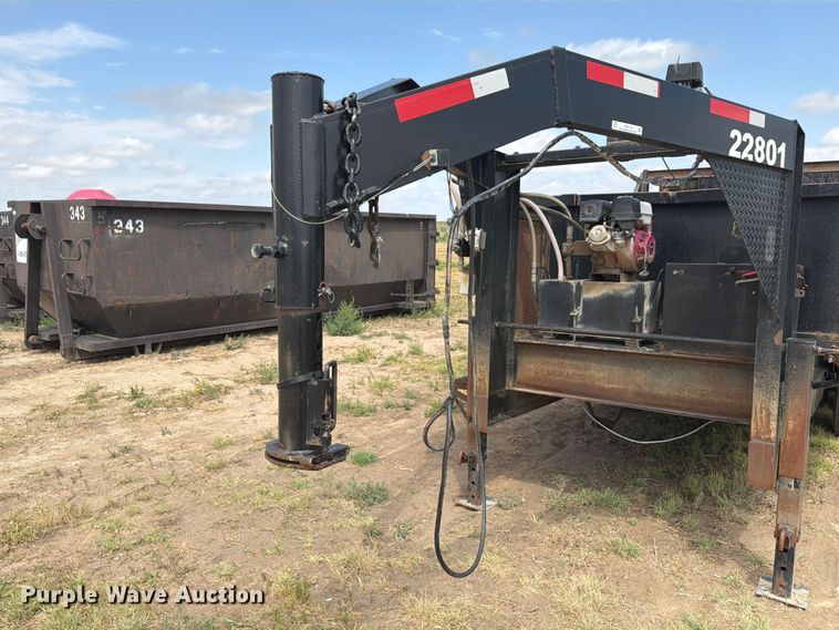 image for item EW2178 Shop Built dump trailer
