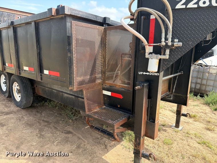 image for item EW2178 Shop Built dump trailer