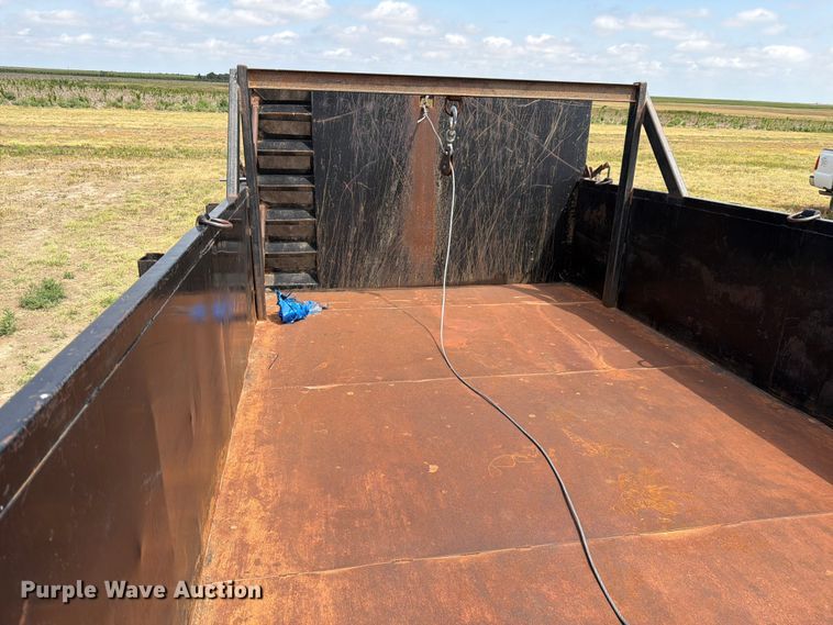 image for item EW2178 Shop Built dump trailer