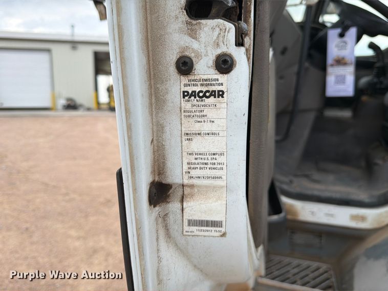 image for item EW2179 2013 Kenworth K370 refuse truck