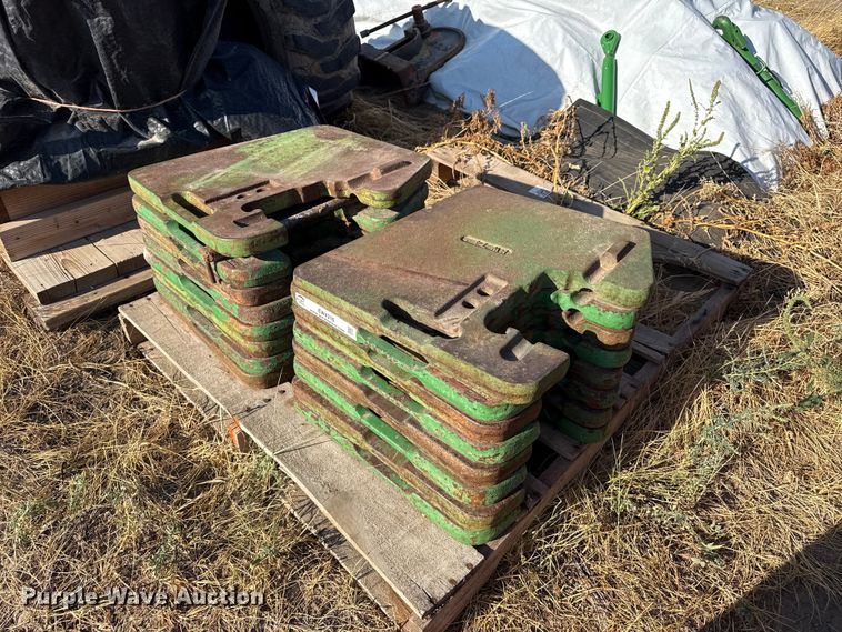 (16) John Deere suitcase weights