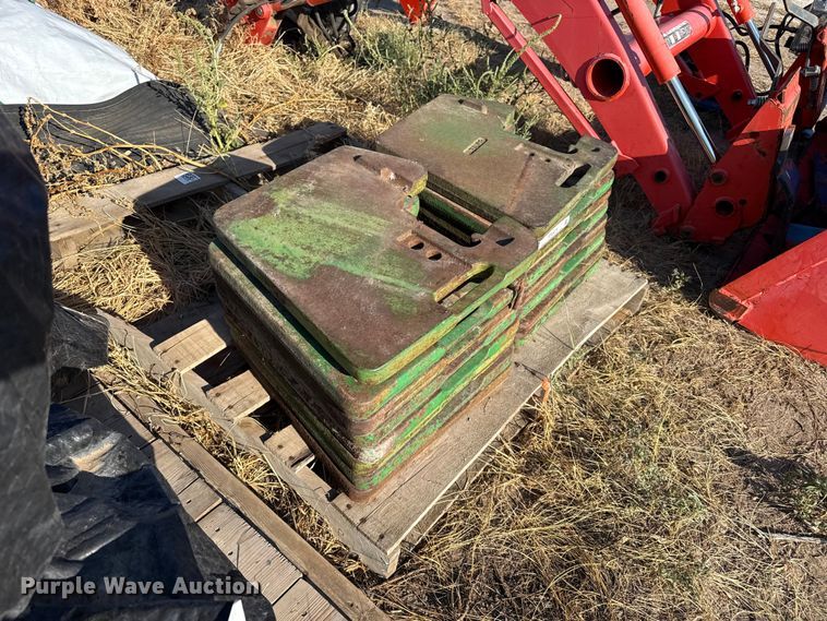image for item EW4316 (16) John Deere suitcase weights
