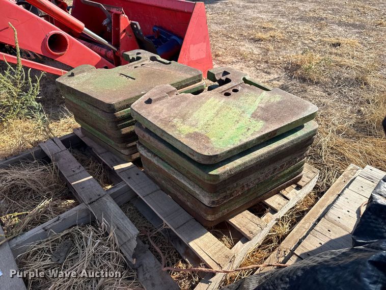 image for item EW4316 (16) John Deere suitcase weights