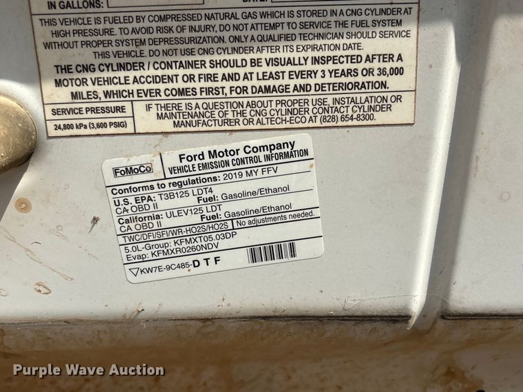 image for item EW8659 2019 Ford F-150 Ext. Cab pickup truck