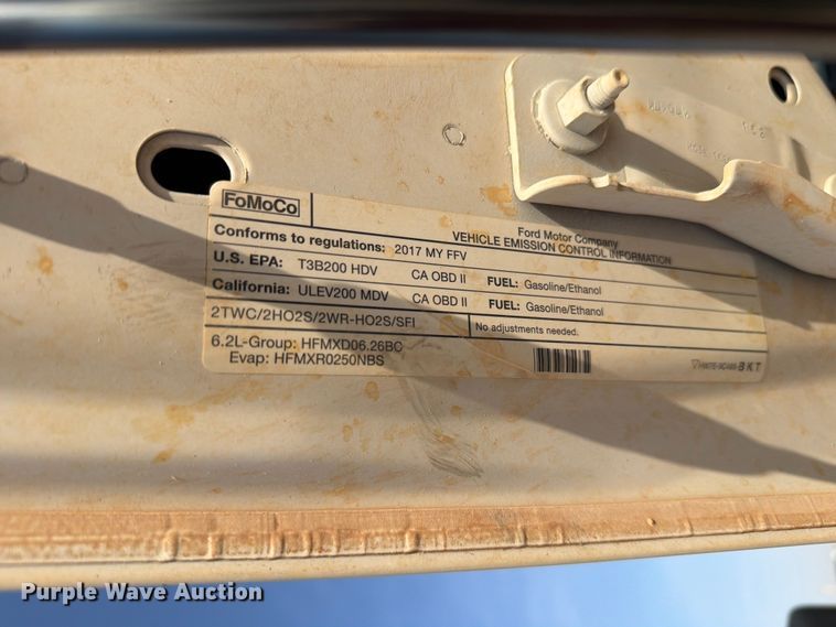 image for item EW8660 2017 Ford F250 XL Ext. Cab pickup truck