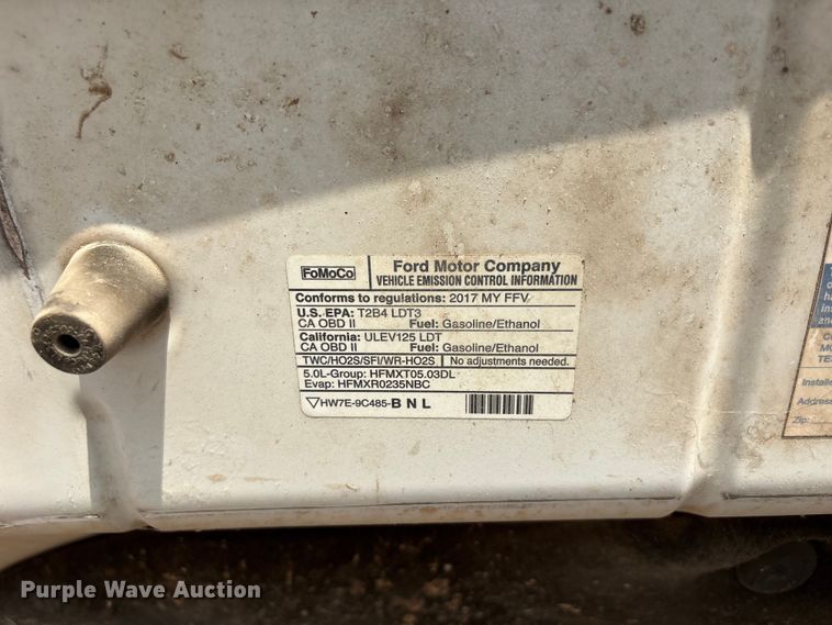 image for item EW8661 2017 Ford F150 XL Ext. Cab pickup truck