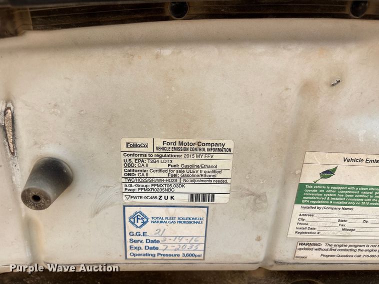 image for item EW8662 2015 Ford F150 XL Ext. Cab pickup truck
