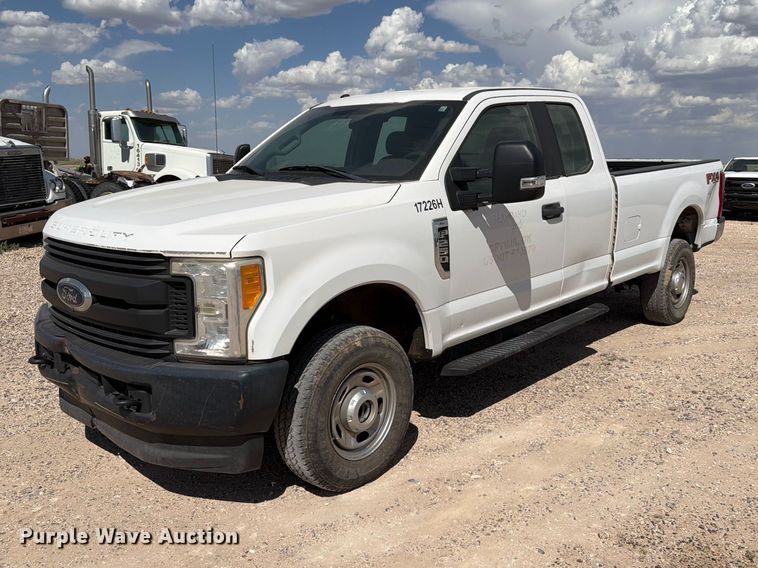 2017 Ford F250 Super Duty Ext. Cab pickup truck