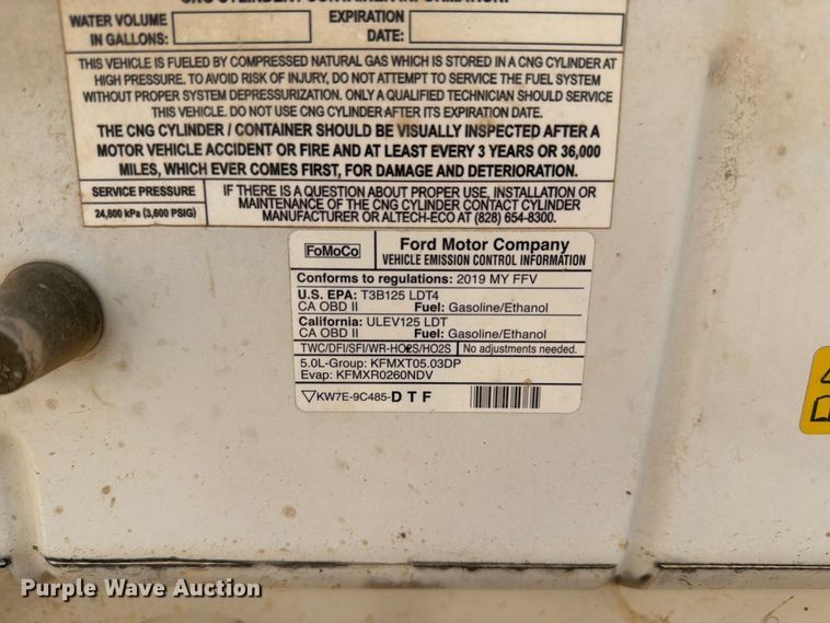 image for item EW8676 2019 Ford F150 Ext. Cab pickup truck