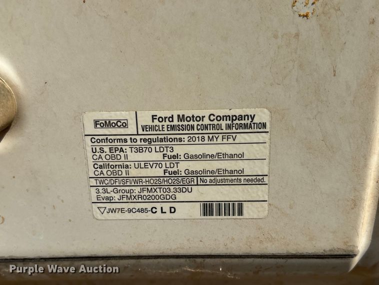 image for item EW8681 2018 Ford F150 XL Crew Cab pickup truck