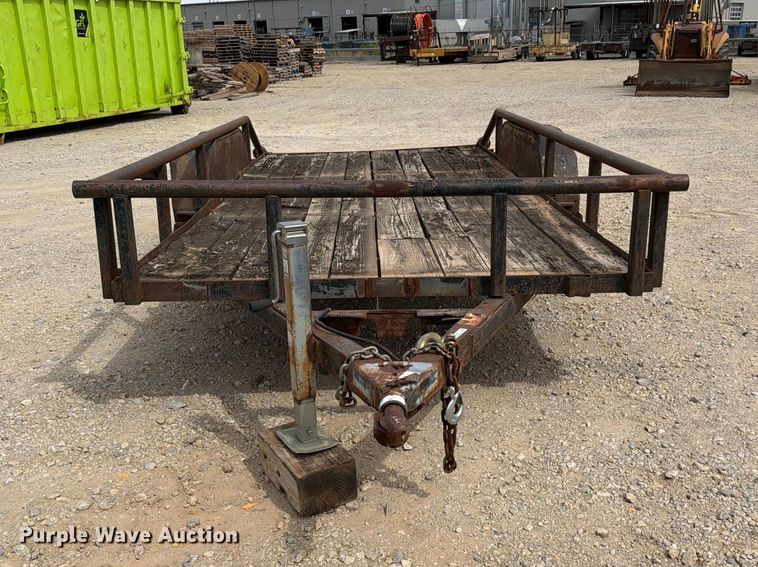 image for item EW8693 Shop built utility trailer