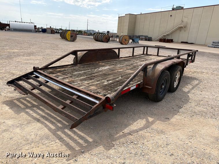 image for item EW8693 Shop built utility trailer