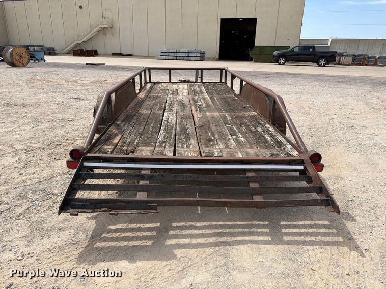 image for item EW8693 Shop built utility trailer