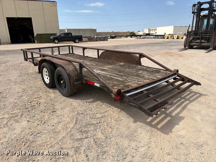 image for item EW8693 Shop built utility trailer