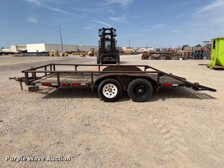image for item EW8693 Shop built utility trailer