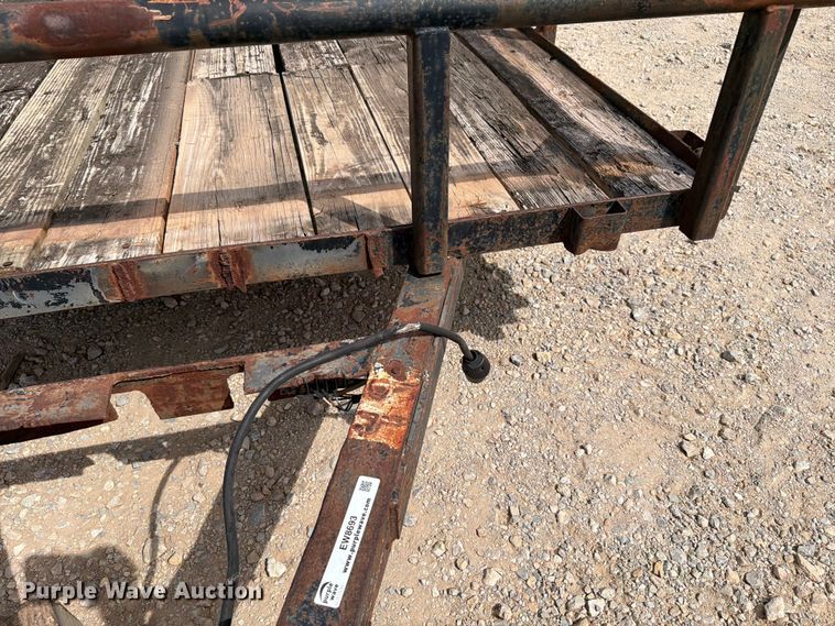 image for item EW8693 Shop built utility trailer