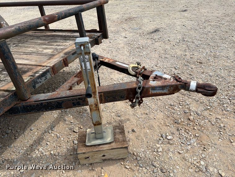 image for item EW8693 Shop built utility trailer