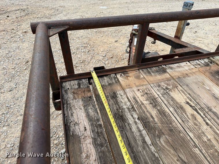 image for item EW8693 Shop built utility trailer