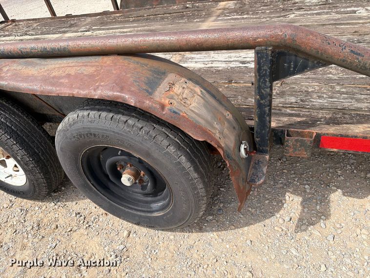 image for item EW8693 Shop built utility trailer