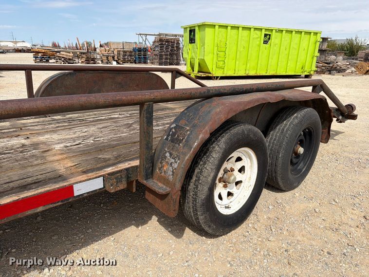 image for item EW8693 Shop built utility trailer