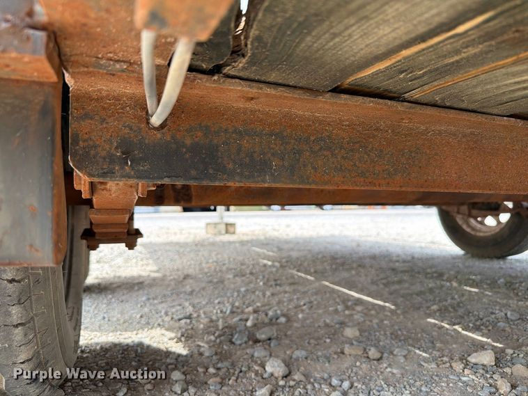 image for item EW8693 Shop built utility trailer