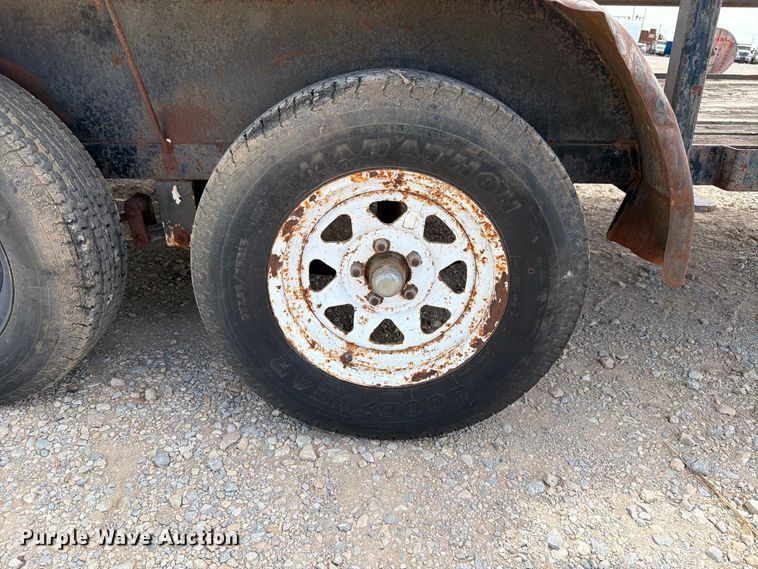 image for item EW8693 Shop built utility trailer