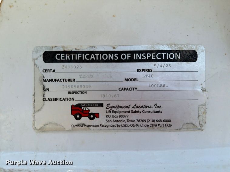 image for item EW8695 2019 Ford F550 Super Duty bucket truck