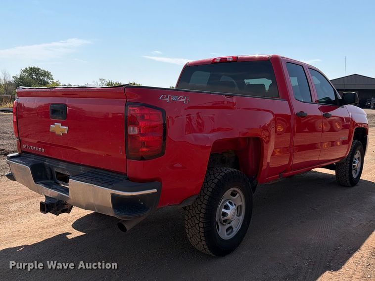 image for item EW8744 2017 Chevrolet Silverado 2500HD Crew Cab pickup truck